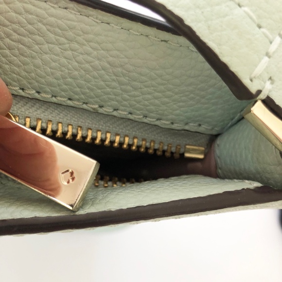 Kate Spade Messenger Bag Leather Crossbody -Misty Mint - Picture 4 of 9